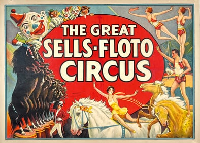 THE GREAT SELLS-FLOTO CIRCUS POSTER