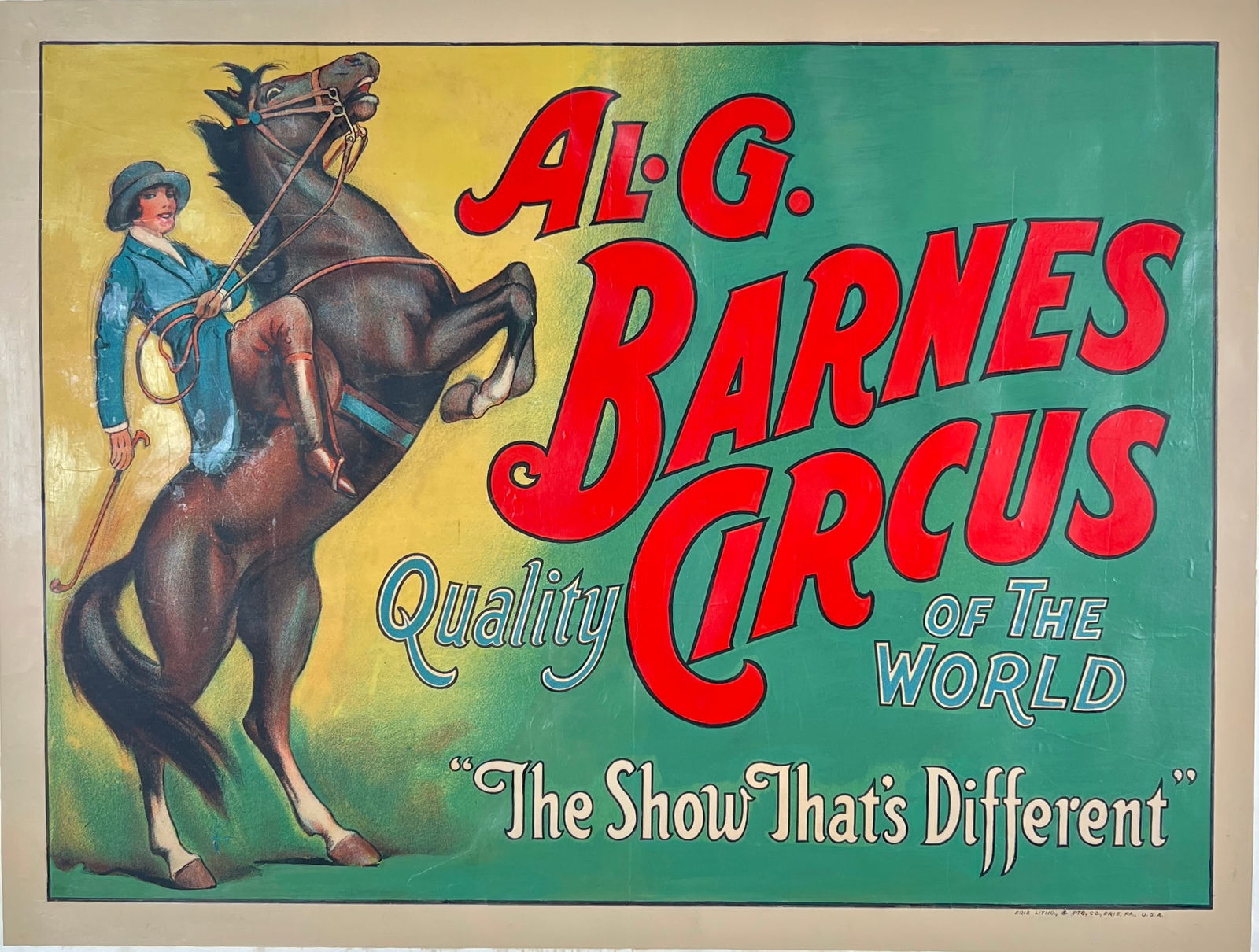 AL G. BARNES CIRCUS POSTER (1 of 1)