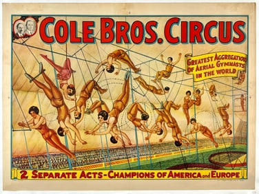 COLE BROS. CIRCUS POSTER