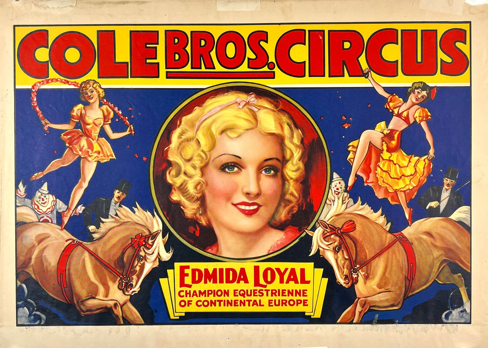 COLE BROS. CIRCUS POSTER (1 of 1)
