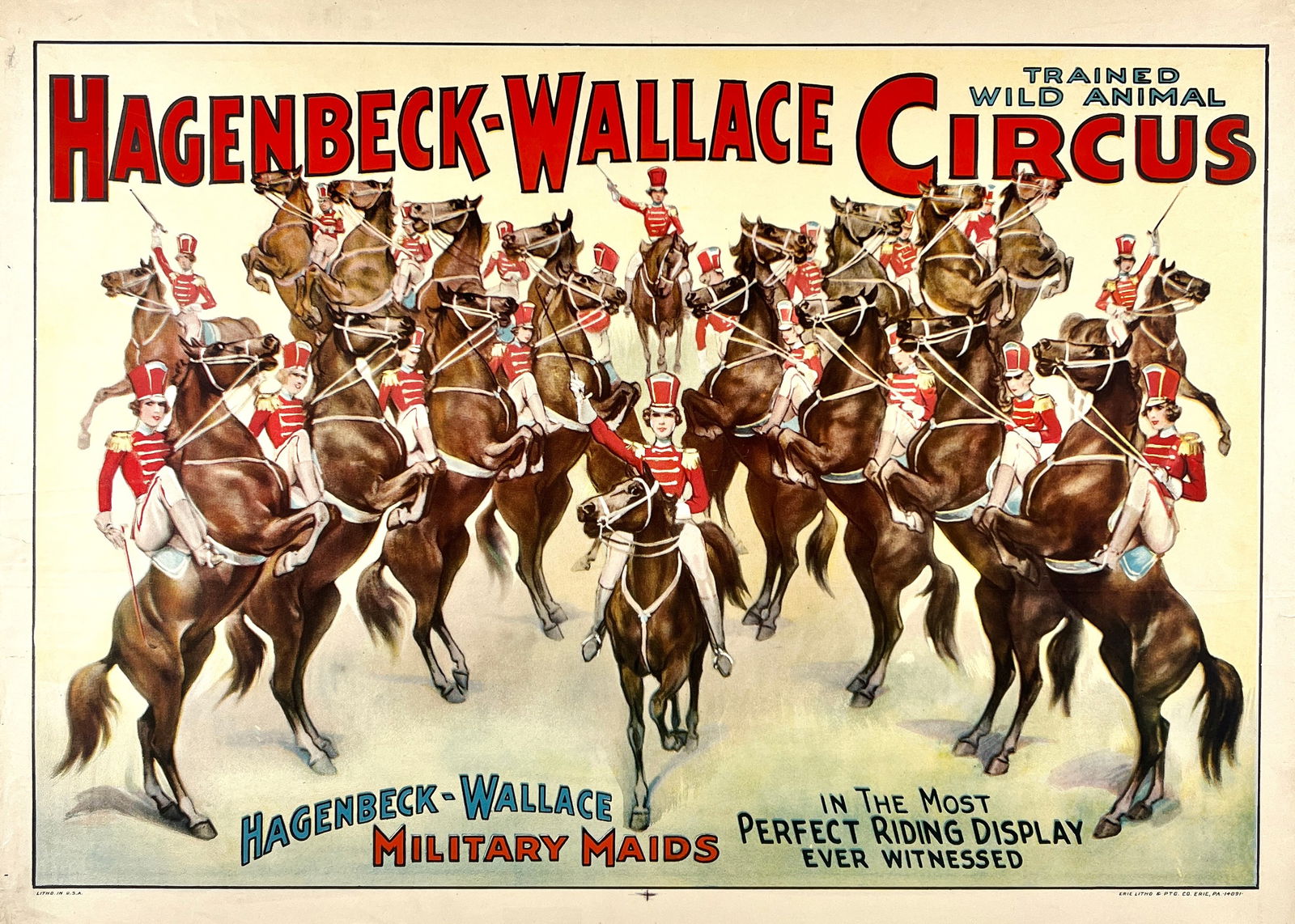HAGENBECK-WALLACE CIRCUS POSTER (1 of 1)
