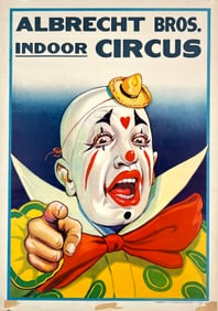 ALBRECHT BROS. INDOOR CIRCUS POSTER
