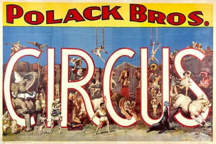 POLACK BROS. CIRCUS POSTER