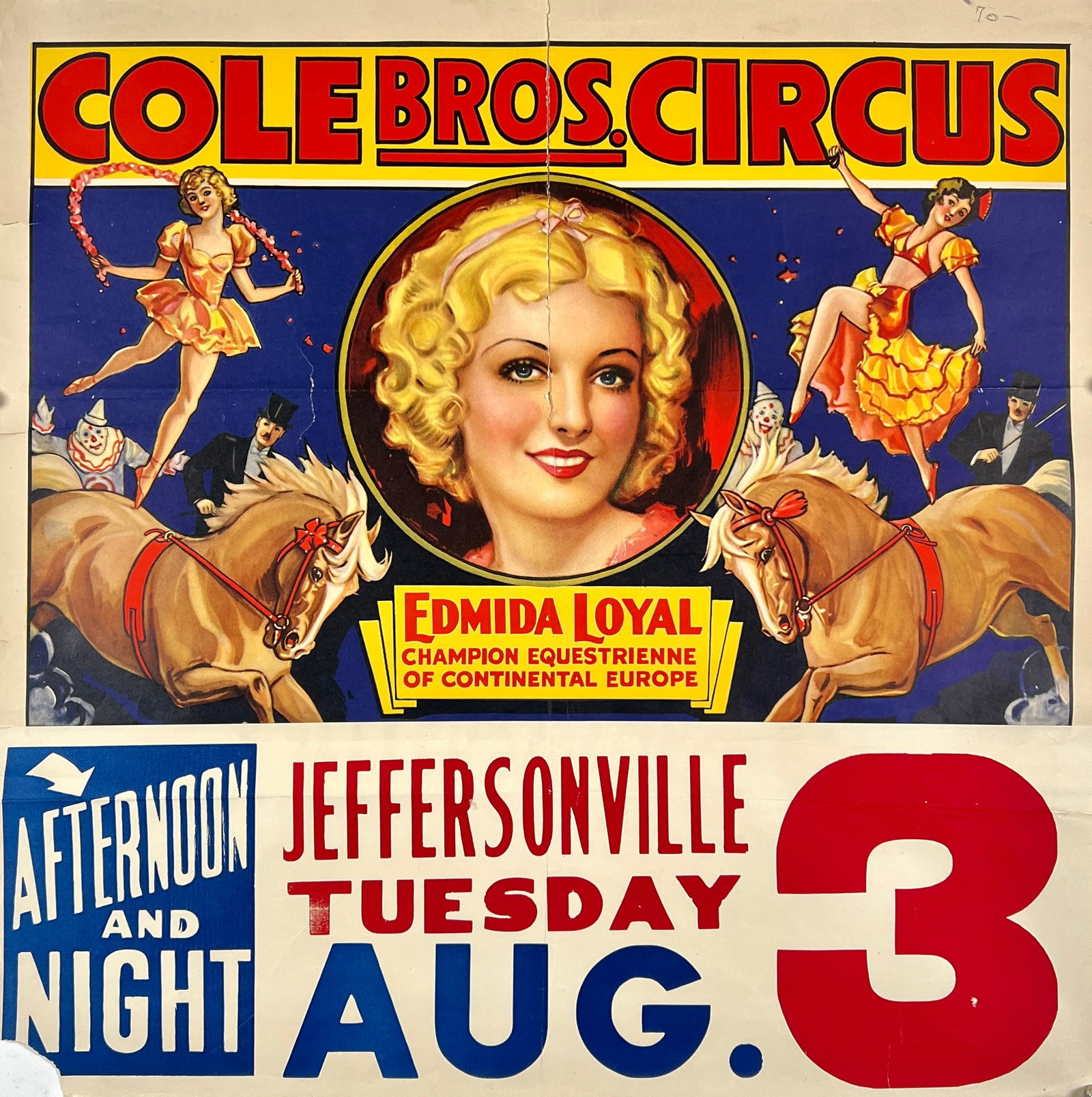 COLE BROS. CIRCUS POSTER (1 of 1)
