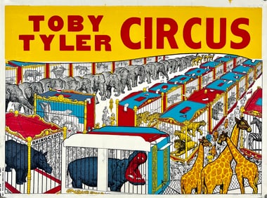 TOBY TYLER CIRCUS POSTER