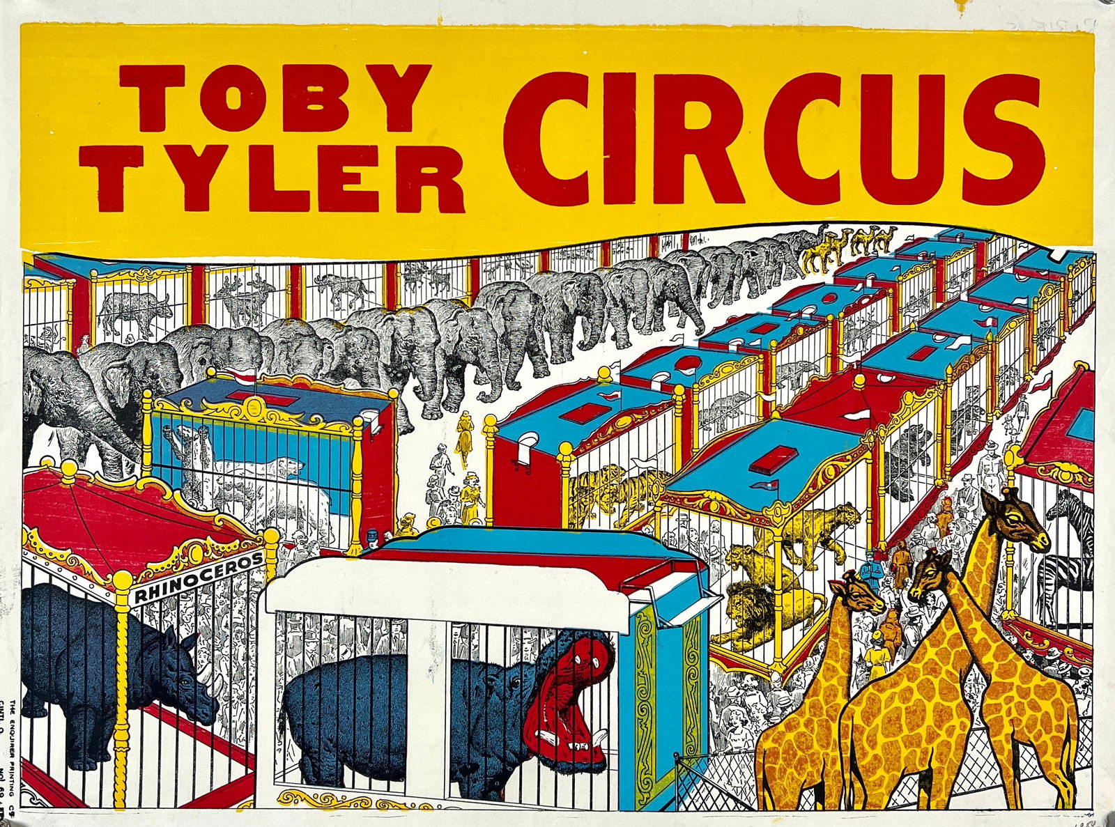 TOBY TYLER CIRCUS POSTER (1 of 1)