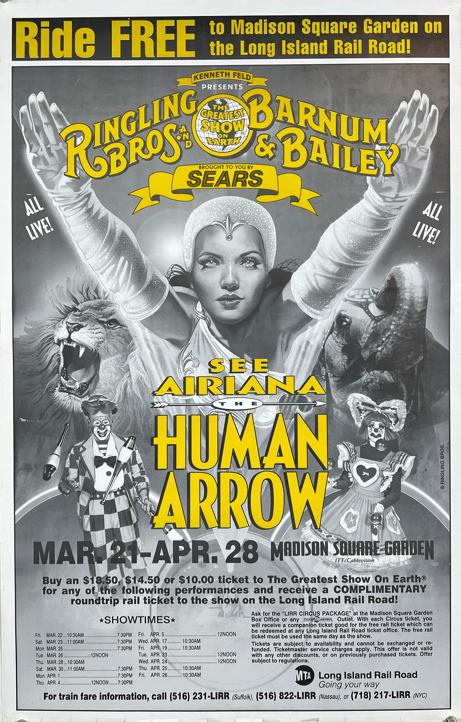 RINGLING BROS. AND BARNUM & BAILEY CIRCUS POSTER (1 of 1)