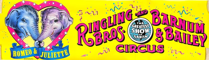 RINGLING BROS. AND BARNUM & BAILEY CIRCUS BANNER