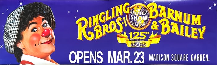 RINGLING BROS. AND BARNUM & BAILEY CIRCUS BANNER