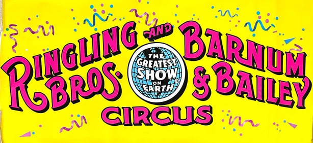 RINGLING BROS. AND BARNUM & BAILEY CIRCUS BANNER