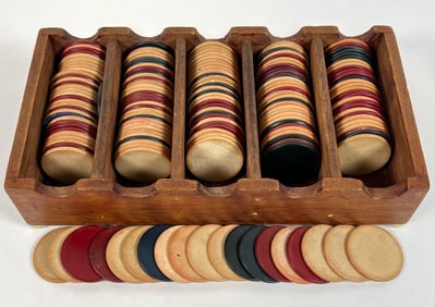 VINTAGE POKER CHIPS