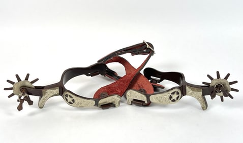 PAIR OF COWBOY SPURS