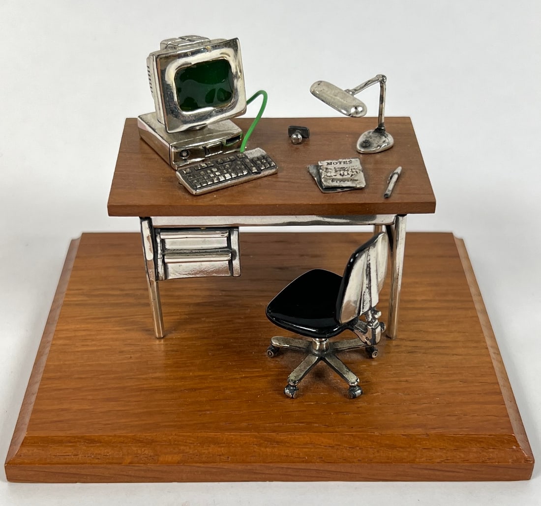 GIANFRANCO SACCHETTI MINIATURE STERLING OFFICE (1 of 3)