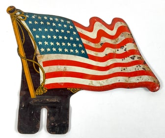 U.S. FLAG AUTO TAG TOPPER