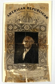 AMERICAN REPUBLICAN PROCESSION SILK