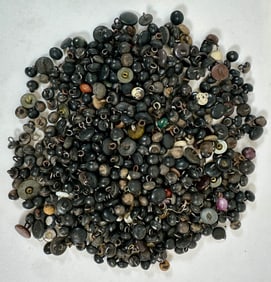 COLLECTION OF VINTAGE SHOE BUTTONS