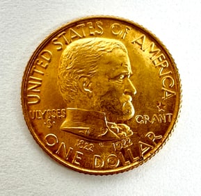 1922 GRANT $1 GOLD COMMEMORATIVE