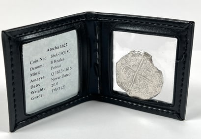 1622 ATOCHA SHIPWRECK TREASURE 8 REALES