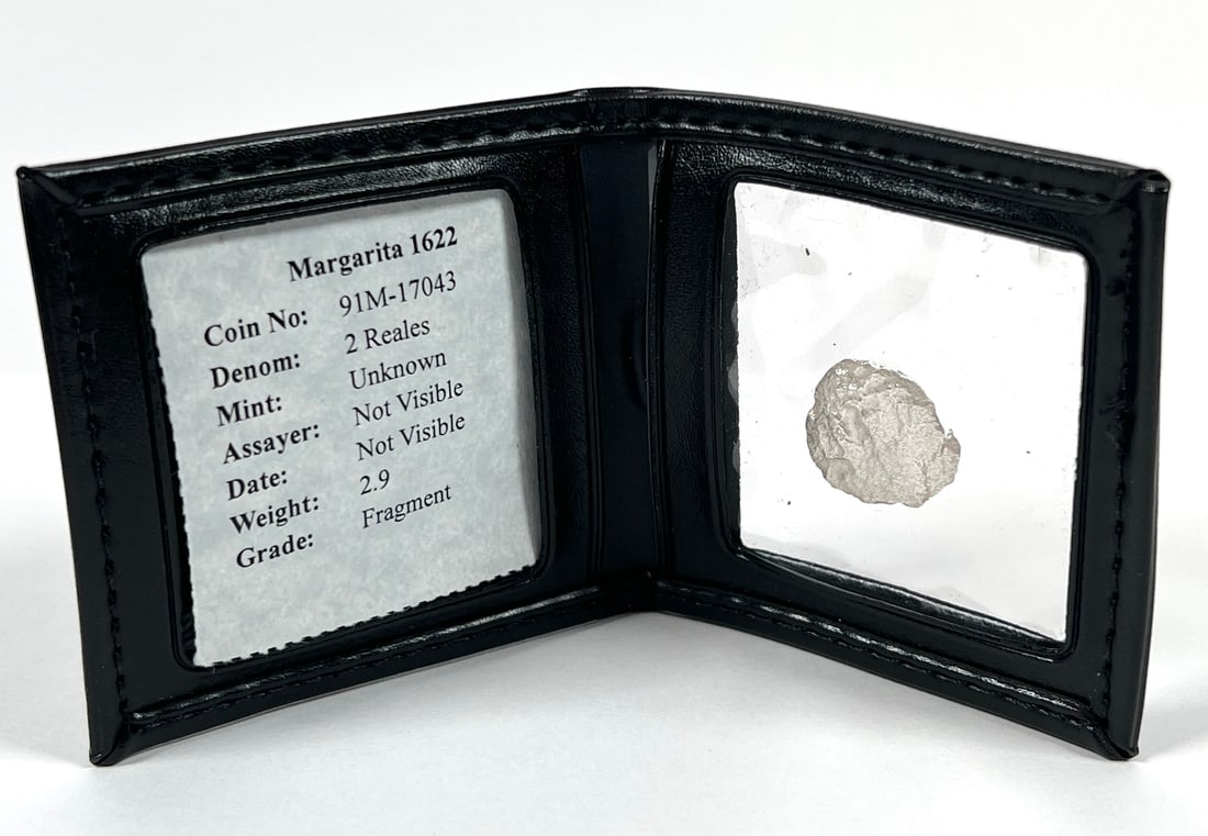 1622 MARGARITA SHIPWRECK TREASURE 2 REALES (1 of 3)