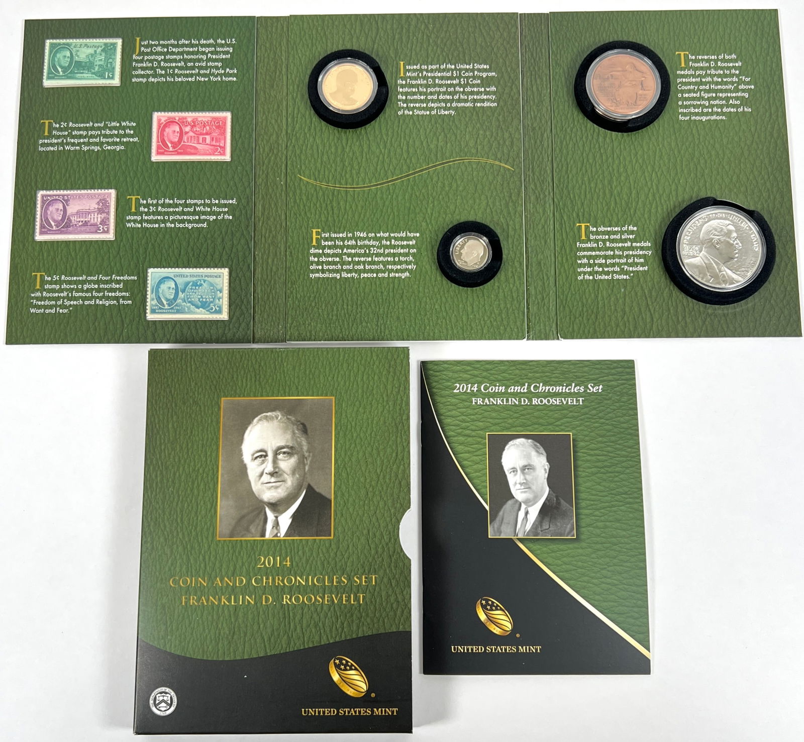 2014 FDR COIN AND CHRONICLES SET (1 of 1)