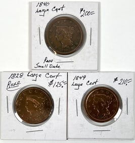 U.S. LARGE COPPER CENT COLLECTION