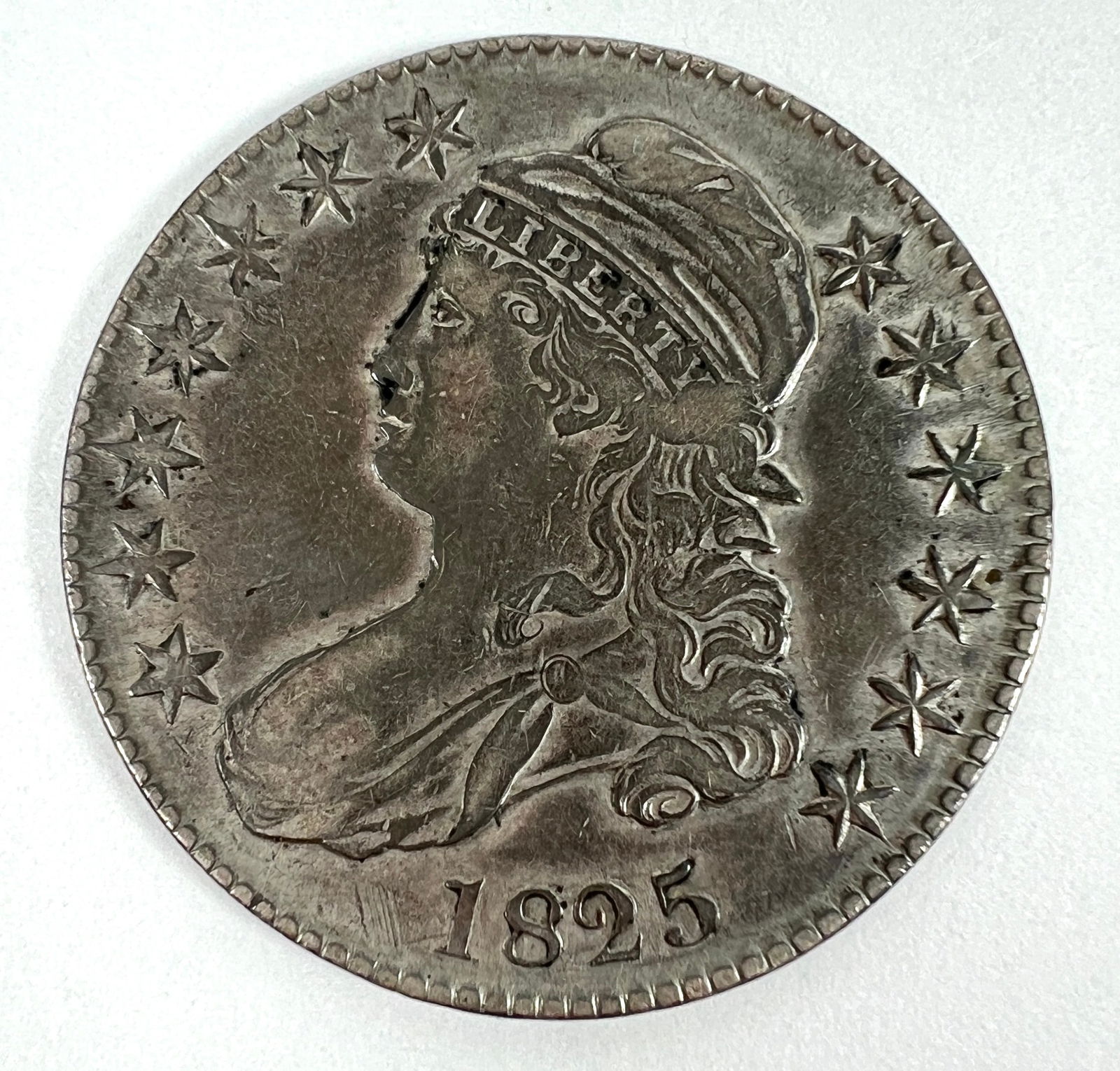 1825 U.S. CAPPED BUST HALF DOLLAR (1 of 2)