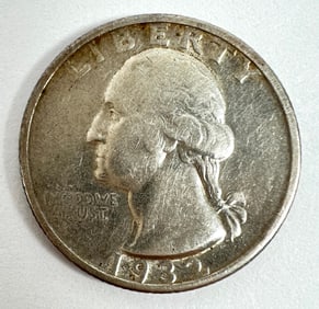 1932-S WASHINGTON QUARTER - KEY DATE