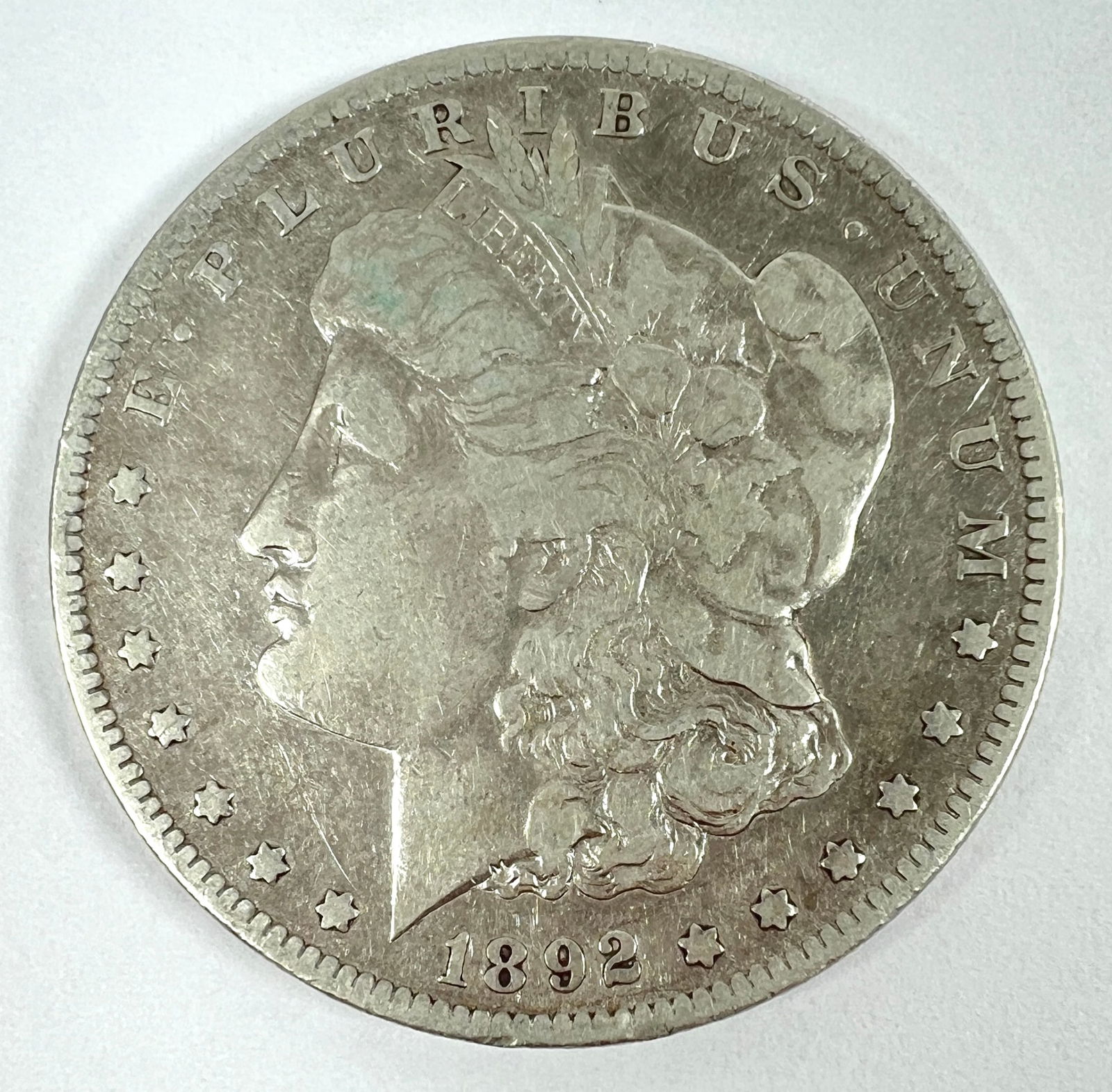 1892-S MORGAN SILVER DOLLAR - BETTER DATE (1 of 2)