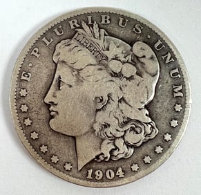 1904-S MORGAN SILVER DOLLAR - BETTER DATE