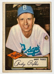 1952 TOPPS BASEBALL - ANDY PAFKO #1
