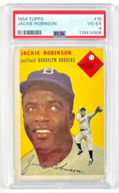 1954 TOPPS BASEBALL - JACKIE ROBINSON