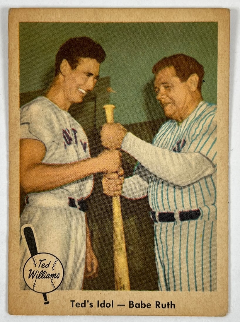 1959 FLEER BASEBALL - TED WILLIAMS - BABE RUTH (1 of 2)