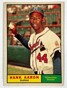 1961 TOPPS BASEBALL HANK AARON