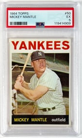 1964 TOPPS BASEBALL - MICKEY MANTLE