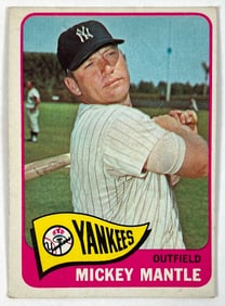 1965 TOPPS BASEBALL - MICKEY MANTLE