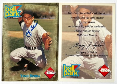 1995 COLL. EDGE YOGI BERRA AUTO