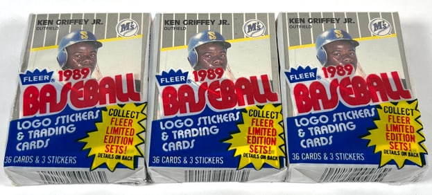 1989 FLEER CELLO PACK - GRIFFEY, JR. RC