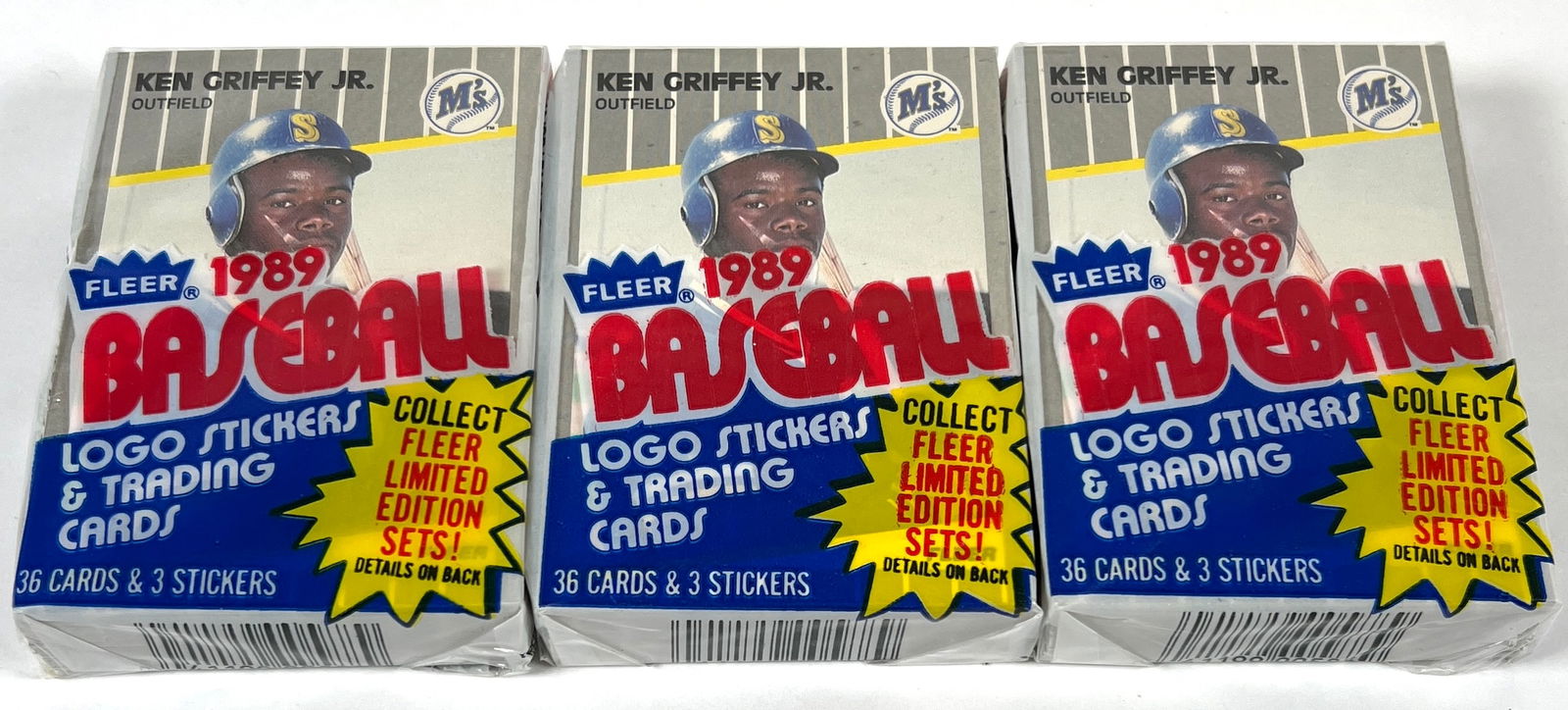 1989 FLEER CELLO PACK - GRIFFEY, JR. RC (1 of 1)