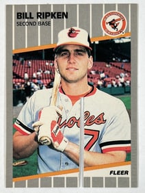 1989 FLEER BILLY RIPKEN FF ERROR CARD