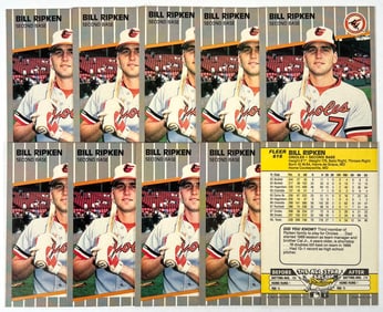 1989 FLEER BILLY RIPKEN FF ERROR CARDS
