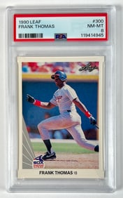 1990 LEAF FRANK THOMAS ROOKIE CARD