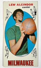 1969 TOPPS BASKETBALL - LEW ALCINDOR #25 RC