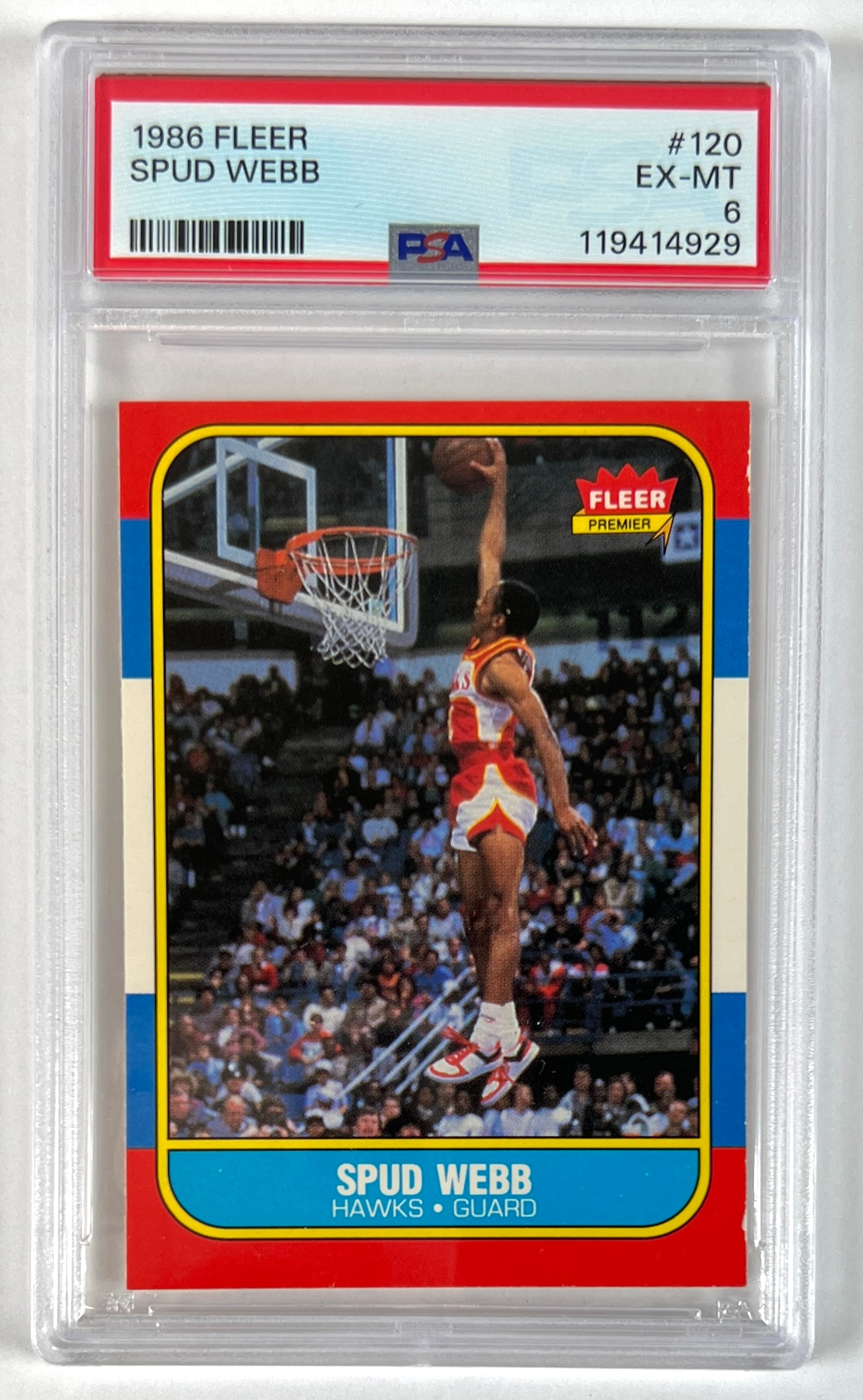1986 FLEER SPUD WEBB RC (1 of 2)
