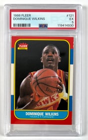 1986 FLEER DOMINIQUE WILKINS RC