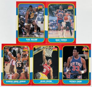 1986 FLEER BASKETBALL STARS & ROOKIES
