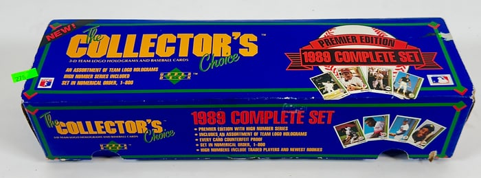 1989 UPPER DECK BASEBALL COMPLETE SET - GRIFFEY, JR.