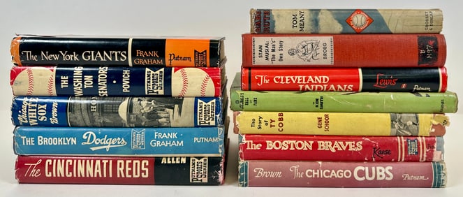 COLLECTION OF VINTAGE BASEBALL BOOKS