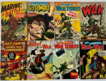 COMIC BOOKS - DC MARVEL AND ATLAS - MILITARY