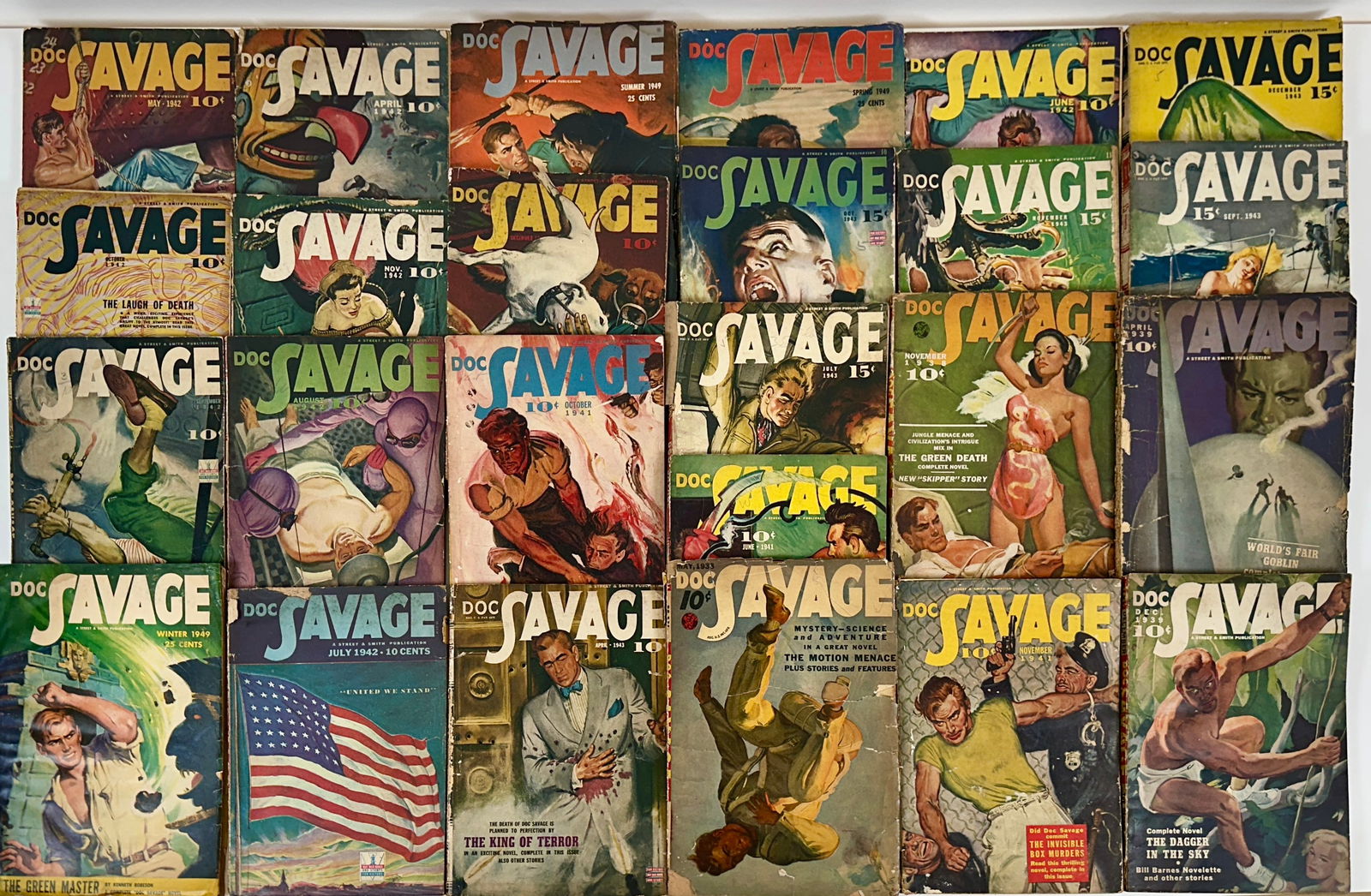 VINTAGE DOC SAVAGE PULP MAGAZINE COLLECTION (1 of 3)