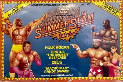 WRESTLING HULK HOGAN - WWF SUMMER SLAM 1989